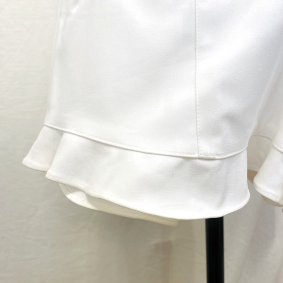 I State Ivory Ruffle Hem Welt Pockets Side Zipper Size 8 NWT - Picture 4 of 16